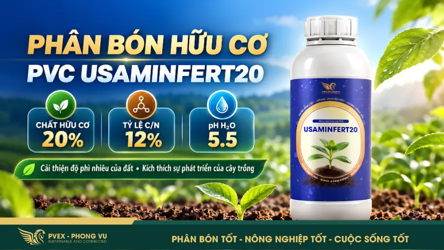 Phân bón hữu cơ PVC USAMINFERT20